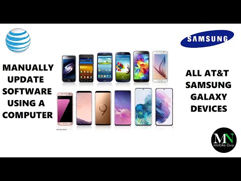 Manually Update Any AT&T USA Samsung Galaxy Device (Phone, Tablet, Watch) Using A Computer!