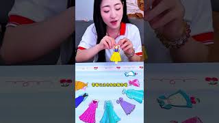 Cute Doll Dress Challenge 😍👗 | Goldू Bhai Brought a Beautiful Frock 🎀✨#shorts #viral