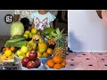 🆕GUESS THE NAME OF THE FRUIT ON THE WHITE BOARD &amp; WIN THE FRUITS - INTERESTING &amp; ENTERTAINING GAME 