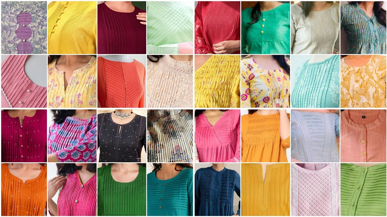 Stylish Pintuck Neck Design Ideas | Elegant & Modern Looks 2026