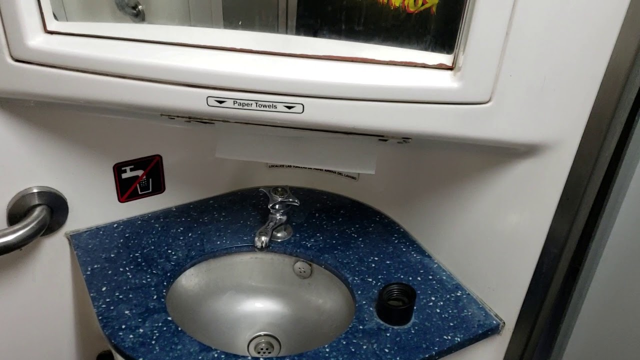 Tri Rail Train Bathroom Tour YouTube