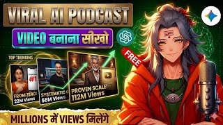 1 Click AI Podcast Video Generator 🤯 | Make AI Podcast Reels in Mobile