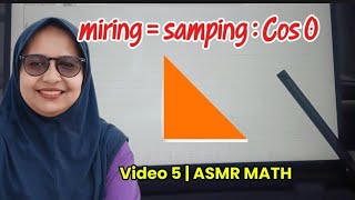 MENCARI SISI DENGAN COSINUS | COSAMI | ASMR Math Ibu Hasanah #5