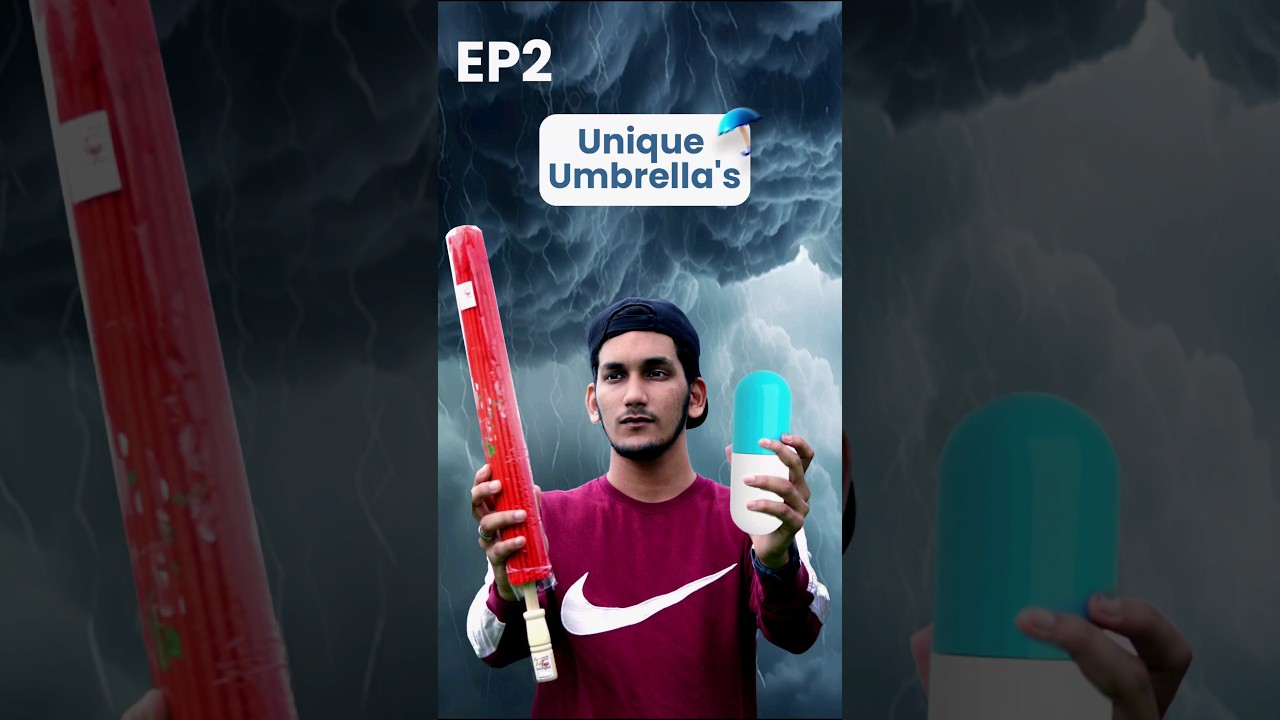 Japanese Style & Capsule Design!☂️🈵💊|Unique Umbrella's Ep 2 #shorts  #gadgets