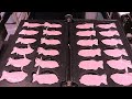 핑크맛 붕어빵! 숙련된 손놀림 / Pink Flavor Fish shaped bread - Korean street food