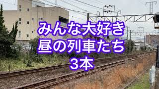 2021.3.4 みんな大好き 甲種に銀河 盛りだくさん 昼の列車たち 3本