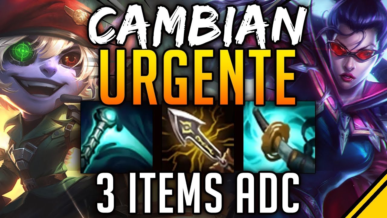 league of legends champions CAMBIAN URGENTE 3 OBJETOS de ADC | Noticias LoL Jota