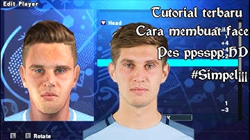 Tutorial terbaru cara membuat face pes ppsspp HD