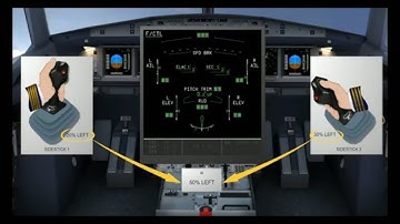 A320 Wat is de dubbele sidestick-ingang?