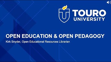 Open Education & Open Pedagogy
