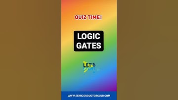 Quiz 3 - Logic Gates | #shorts