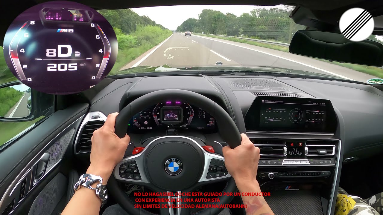 2021 BMW M8 COMPETITION TOP SPEED ON GERMANY POV 4K Super Fast ! - YouTube