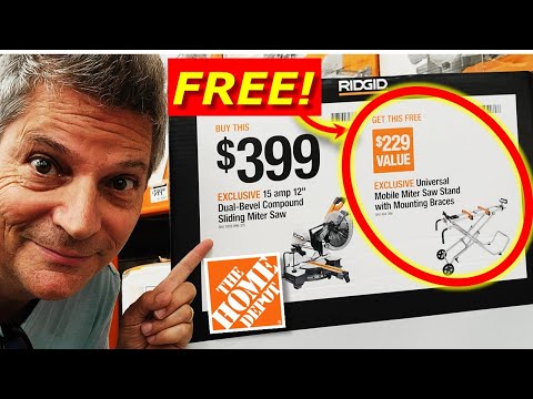 Home Depot NOVAS ofertas de ferramentas de verão 2022 Serras, Ridgid