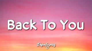 Tali - Back To You (Dope Lyrics) 🎵