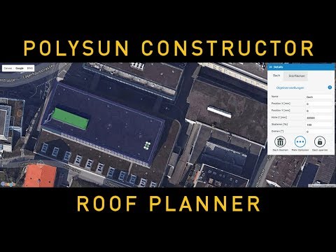 Polysun Constructor Roof Planner (Google Maps)