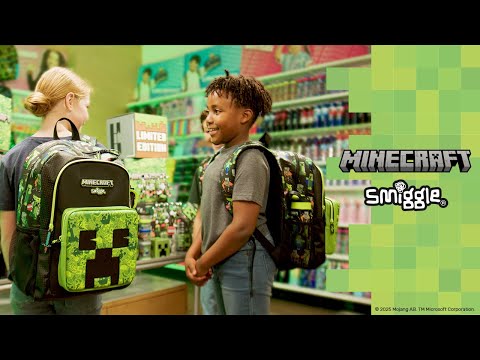 Time to Mine with Minecraft & Smiggle