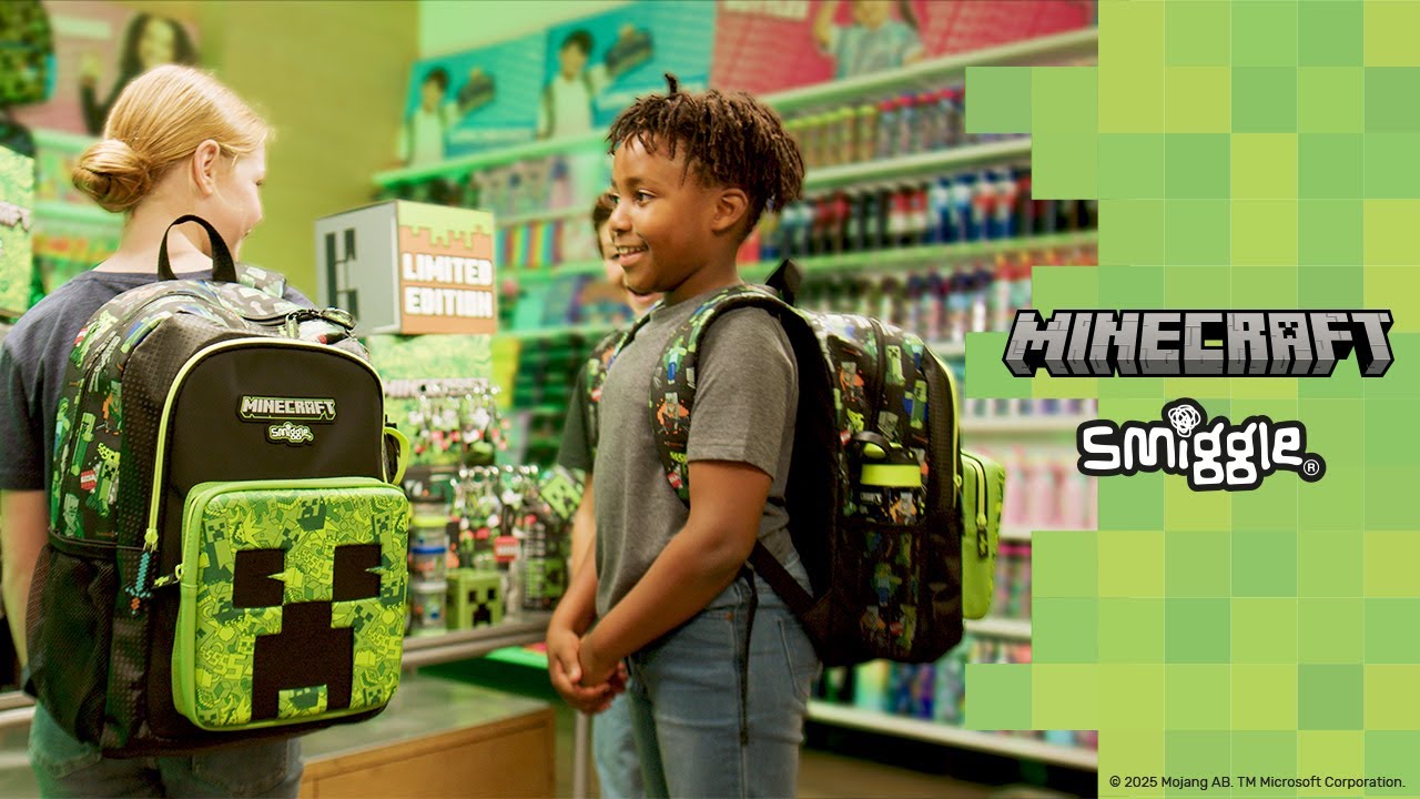 Time to Mine with Minecraft & Smiggle