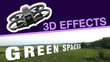DJI Avata 2 with 3D Text Effects | Adobe After effects #drone #dronevideo #3deffects  #aerialview