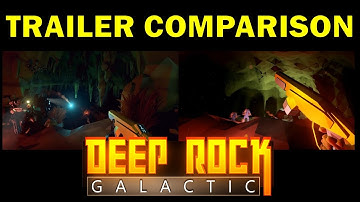 Deep Rock Galactic - Trailer Comparison