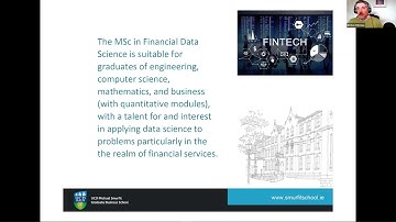 UCD Smurfit School MSc in Financial Data Science - February 2021