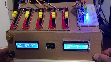 Arduino Spectrum Analyzer equalizer, Date and Time, Voltmeter LEDs.