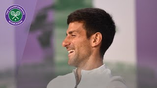 Novak Djokovic Winner's Press Conference Wimbledon 2019