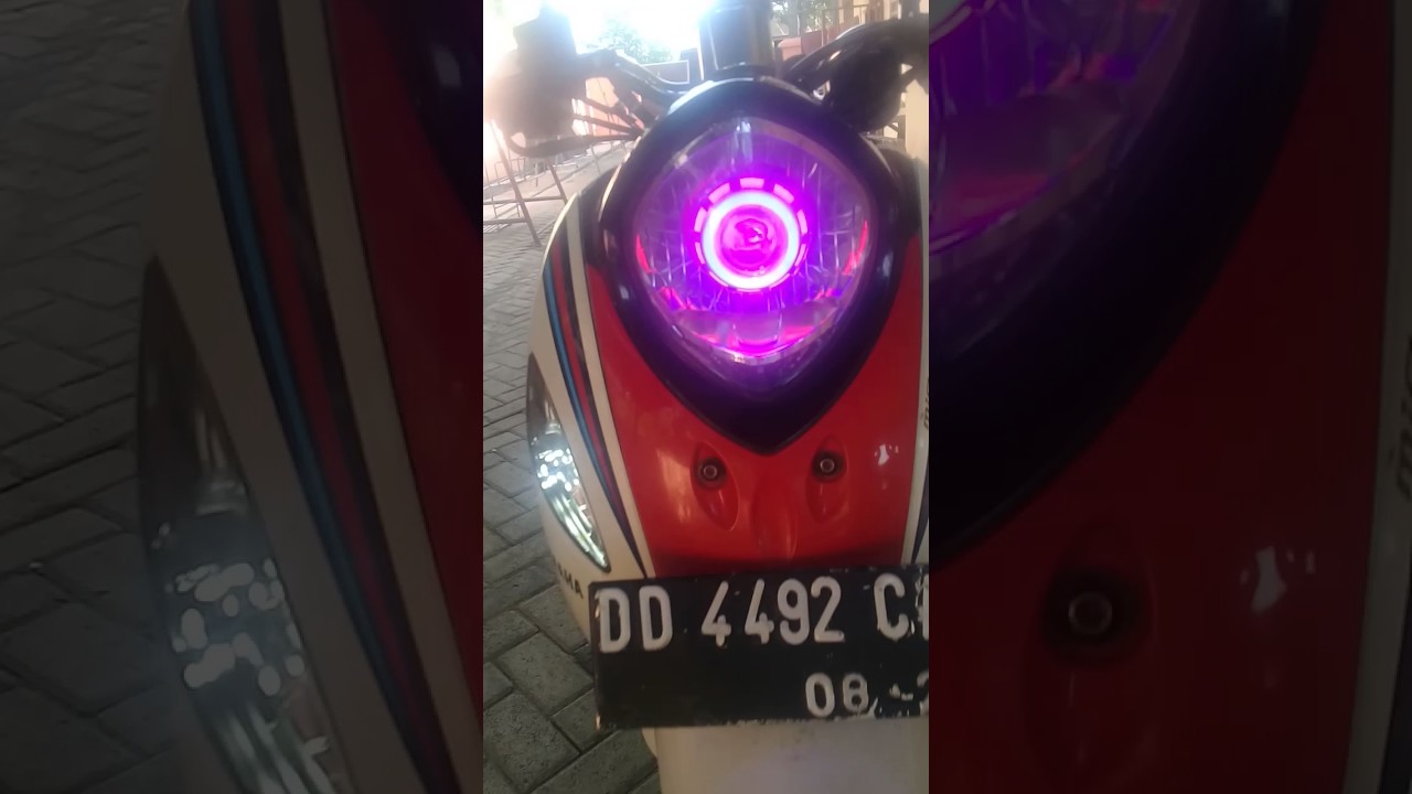 Variasi Lampu Led Sederhana Motor Fino125 Youtube