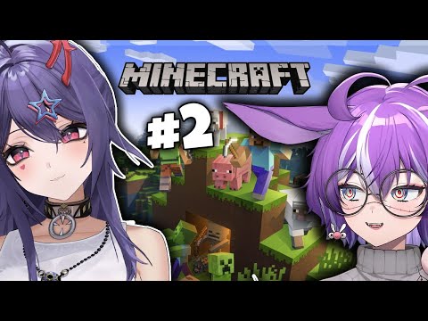 Numi Plays Minecraft w/ Michi Mochievee Part 2