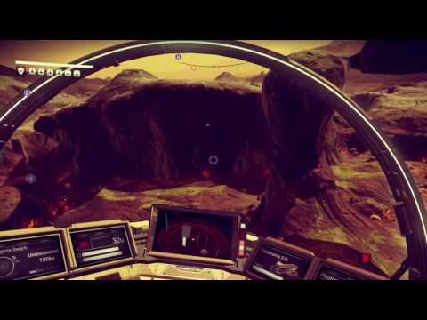 No Man's Sky crashing in to a planet