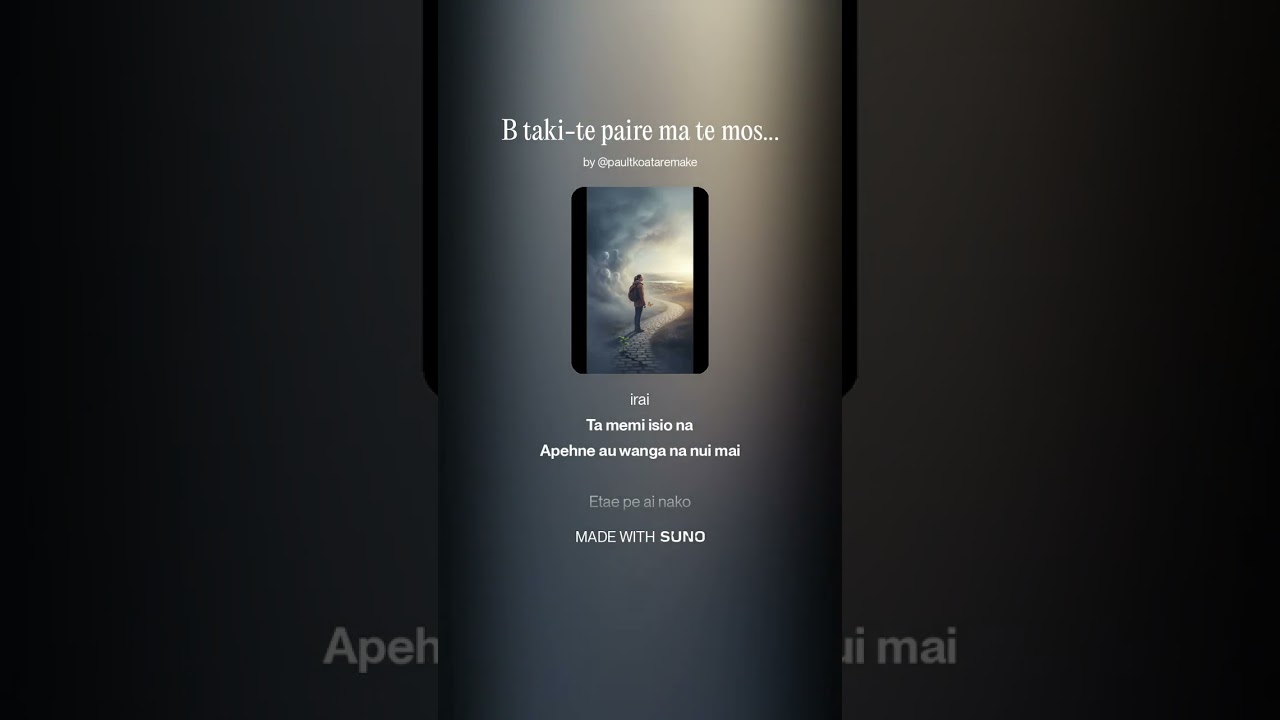 B taki te paire ma te mosi Cover