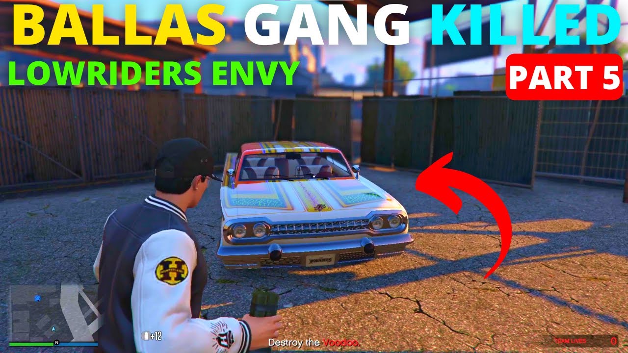 Lamar Contact Mission LOWRIDERS ENVY Ballas Gang Killed PART 5