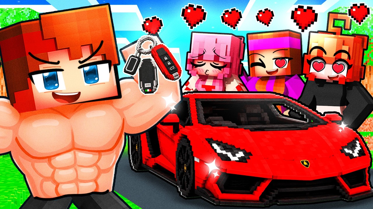 J'achète une VOITURE de LUXE pour impressionner mes FanGirls sur Minecraft !