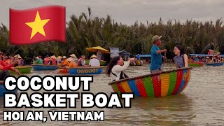 Coconut Basket Boat Ride in Hoi An, Vietnam