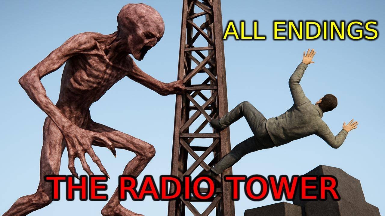மக்களே😱I Found a MONSTER on the Tower! - THE RADIO TOWER | ALL ENDINGS👀