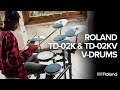 Prsentation des kits td02k et td02kv roland