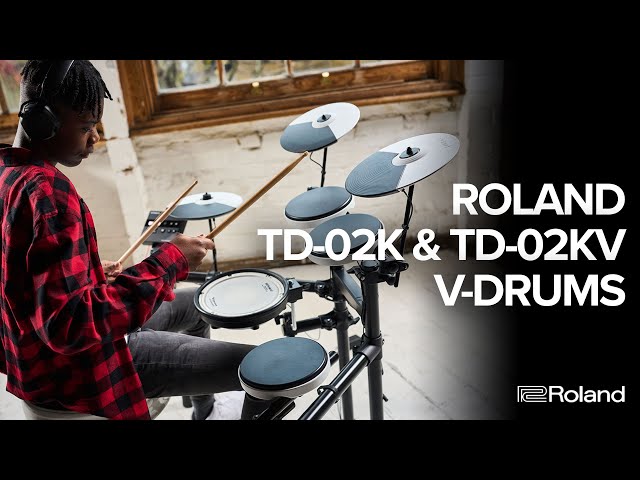 Roland TD-02K & TD-02KV Drum Kits Overview - YouTube