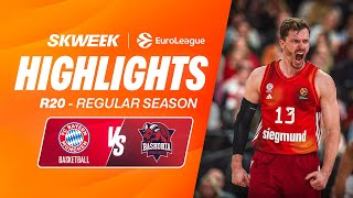 ANDY OBST IN HIS BAG ! - Bayern Munich vs Baskonia - EuroLeague Highlights R20