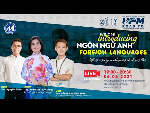 Video [Tư vấn trực tuyến 2021] Số 13: Ngành Ngôn Ngữ Anh - youtube