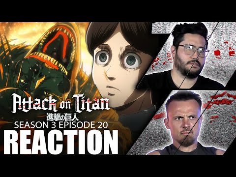 Attack on Titan 3x20 REACTION! | "That Day"