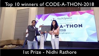 CODE A THON 2018 | Highlights | TechSparx | Saravanan G