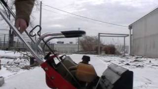 Cold start the Toro Snowblower