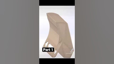 Knife Holder designed in Solidworks in 50 minutes