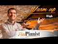 WARM UP 1 - PIANO ACCOMPANIMENT - High voices - Slow tempo