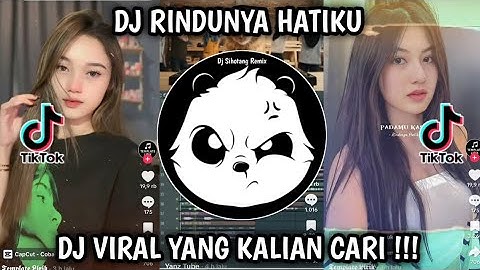DJ RINDUNYA HATIKU PADAMU KASIH | DJ RINDUNYA HATIKU VIRAL TIKTOK TERBARU 2025 YANG KALIAN CARI !