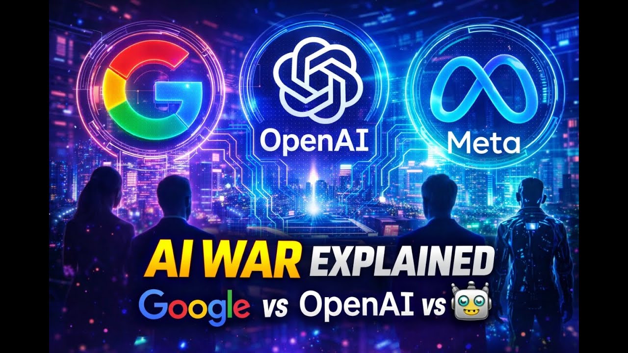 Google vs OpenAI vs Meta — Who’s Leading AI in 2026? 😱 | AI Tect World ...