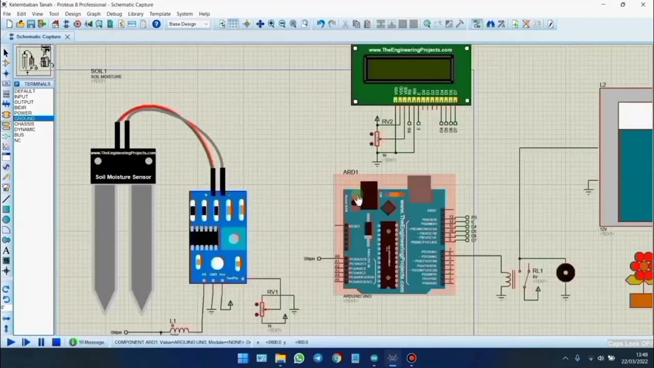 Kelompok 2 "Rancangan Robot Penyiraman Otomatis Dengan Sensor Kelembaban"