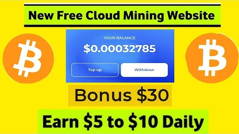 New Free Cloud Mining Website || Free Bitcoin Mining Website 2022 || Zero Investment Site