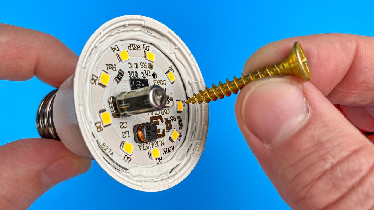 How to fix a led lamp. LED lighting repair. - YouTube
