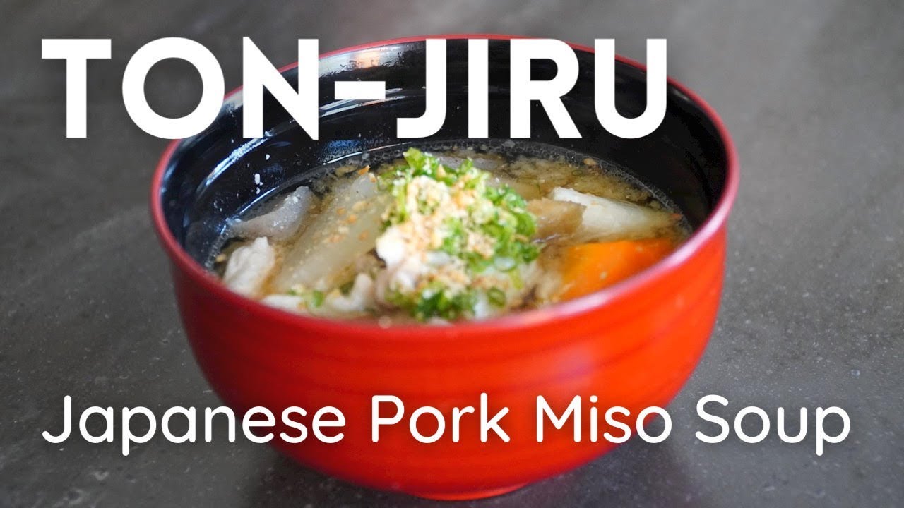 [ENG SUB]How to make TONJIRU | Japanese Pork Miso Soup
