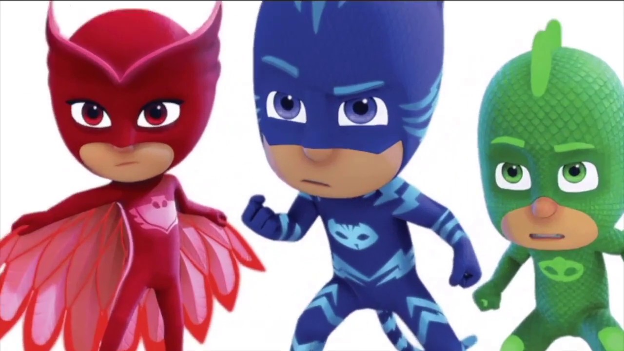 Learn Colors With PJ Masks Superhero Wrong Heads Matching Game For Kids